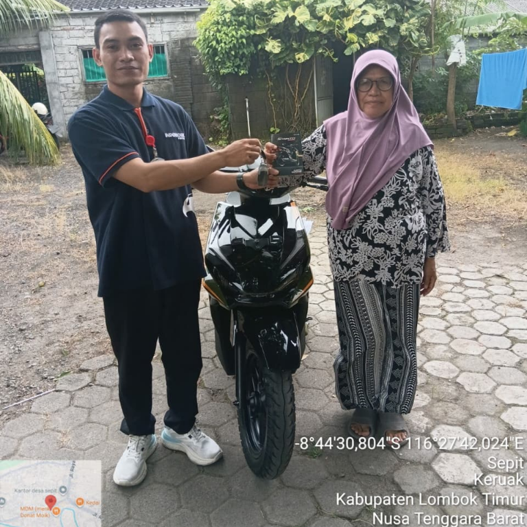 serah terima motor listrik sprinto lombok